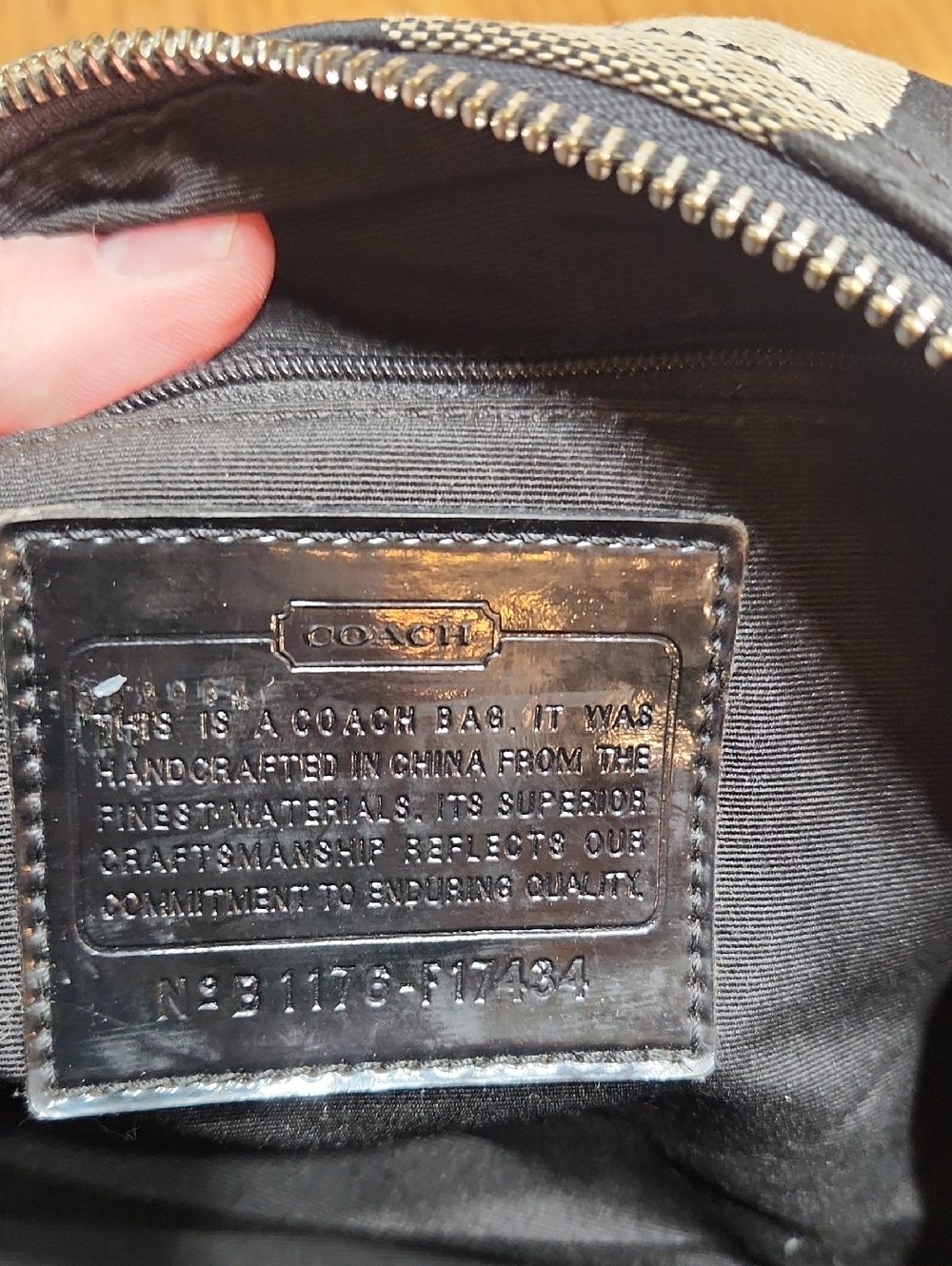Coach Signature Hobo Bag - Picture 10 of 13